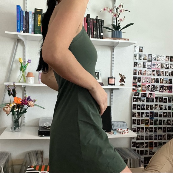 Outdoor Voices Exercise Dress in Evergreen - Picture 3 of 3